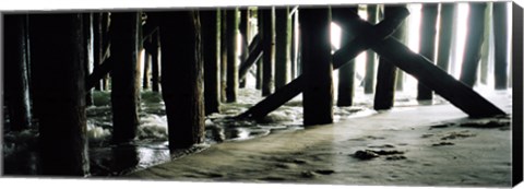 Framed Seaside Dock Print