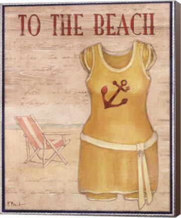 Framed To The Beach - mini Print