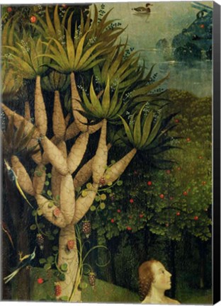 Framed Tree of the Knowledge of Good and Evil, detail from the right panel of The Garden of Earthly Delights, c.1500 Print