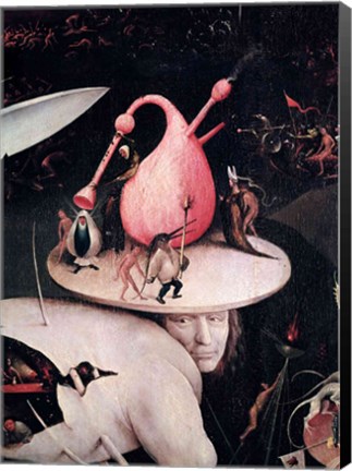 Framed Garden of Earthly Delights: Hell, right side of triptych, c.1500 Print