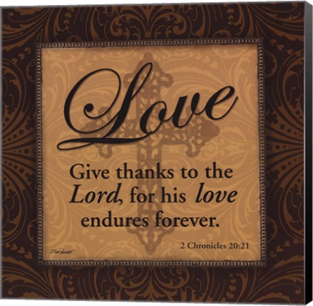 Framed Love Print