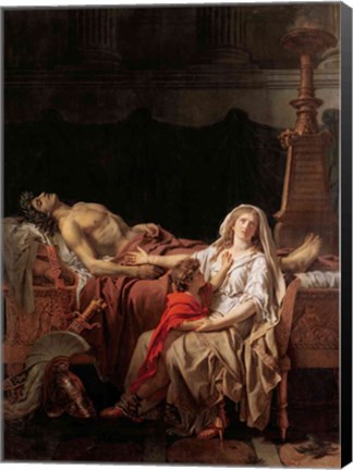 Framed Pain of Andromache, 1783 Print