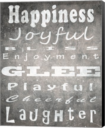 Framed Happiness Print