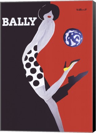 Framed Bally Print
