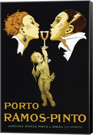 Framed Porto Ramos Pinto Print