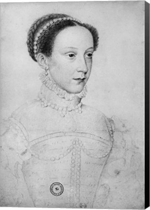 Framed Mary Queen of Scots, 1559 Print