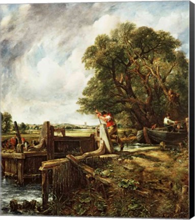 Framed Lock, 1824 Print