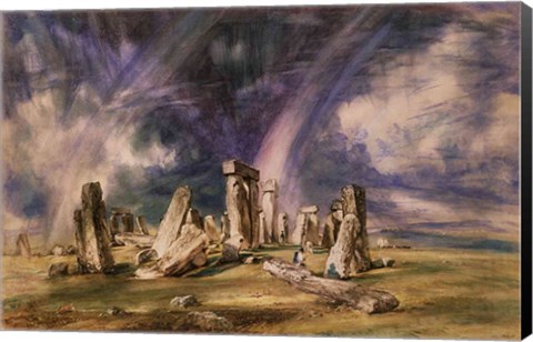 Framed Stonehenge, 1835 Print