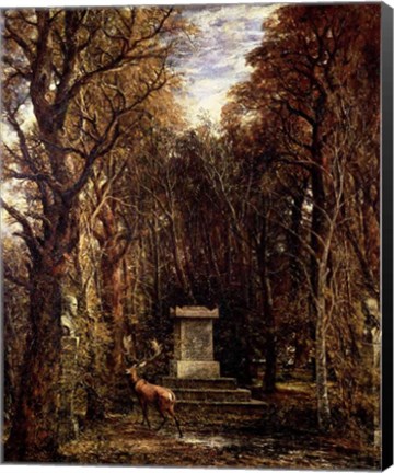 Framed Cenotaph to Reynold&#39;s Memory, Coleorton, c.1833 Print