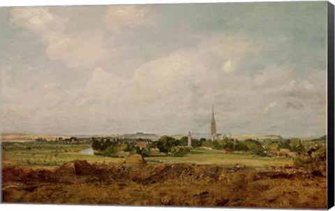 Framed View of Salisbury Print