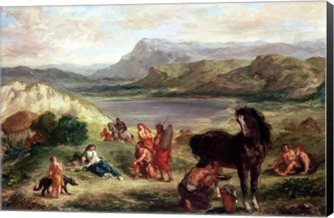 Framed Ovid among the Scythians, 1859 Print