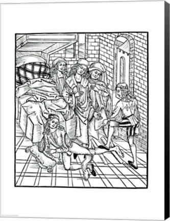Framed Study for The Death of Sardanapalus Print