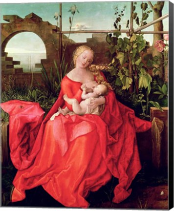 Framed Virgin and Child &#39;Madonna with the Iris&#39;, 1508 Print