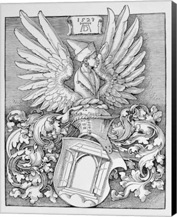 Framed Coat of Arms of the Durer Family Print