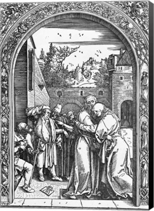 Framed meeting of St. Anne and St. Joachim at the Golden Gate Print