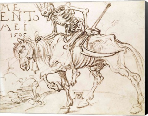 Framed Death Riding, 1505 Print