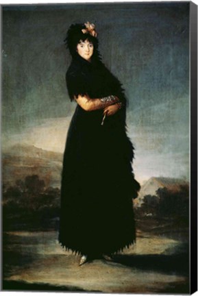 Framed Mariana Waldstein 9th Marquesa of Santa Cruz Print
