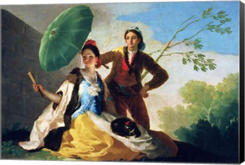 Framed Parasol, 1777 Print