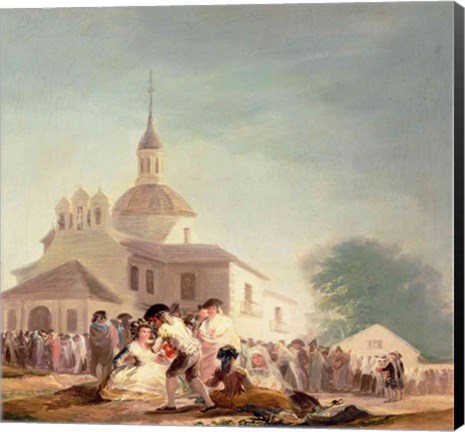 Framed Hermitage of San Isidro, Madrid, 1788 Print