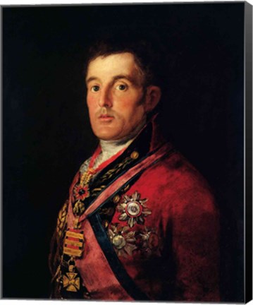 Framed Duke of Wellington Print