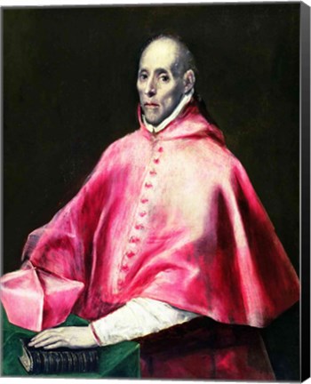 Framed Portrait of Cardinal Juan de Tavera Print