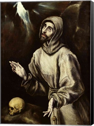 Framed St. Francis of Assisi Receiving the Stigmata Print