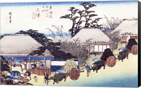 Framed Teahouse at the Spring Print