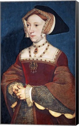 Framed Jane Seymour, 1536 Print