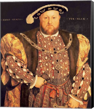 Framed Portrait of Henry VIII A Print