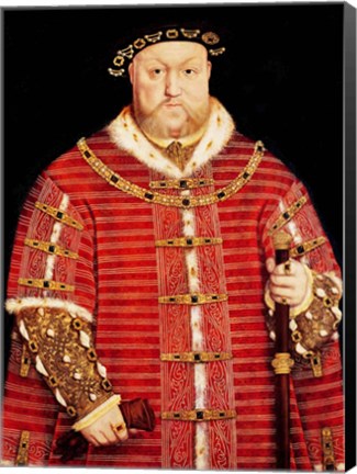 Framed Portrait of Henry VIII D Print