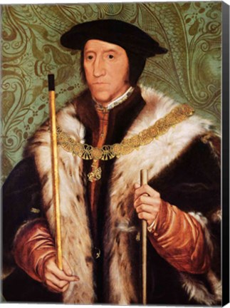 Framed Portrait of Thomas Howard, 1539 Print