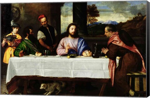 Framed Supper at Emmaus Print