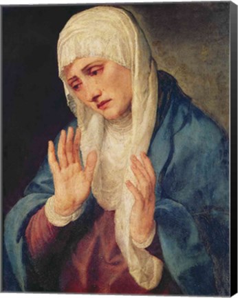 Framed Mater Dolorosa, 1555 Print