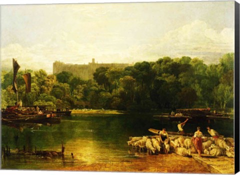 Framed Windsor Castle from the Thames Print