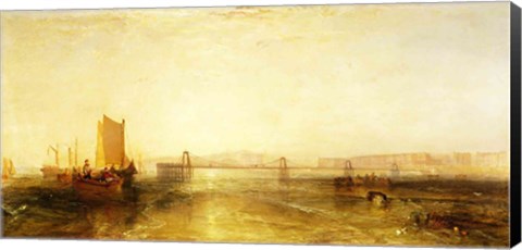 Framed Brighton from the Sea, c.1829 Print