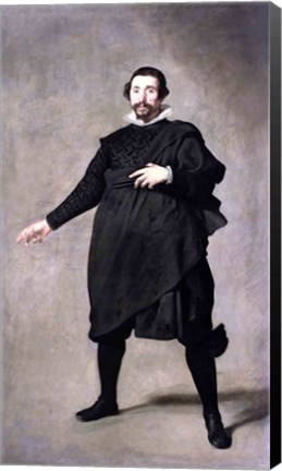 Framed Portrait of the Buffoon Pablo de Valladolid, c.1632 Print