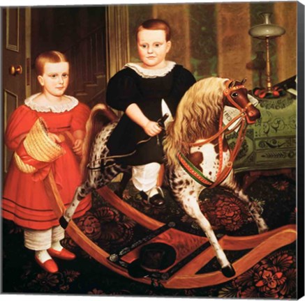 Framed Hobby Horse, c.1840 Print