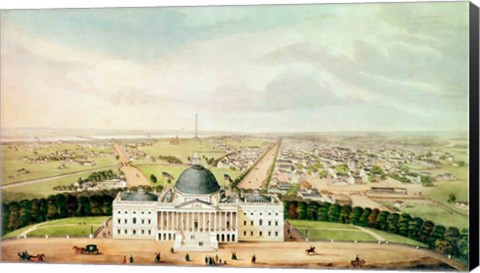 Framed View of Washington Print