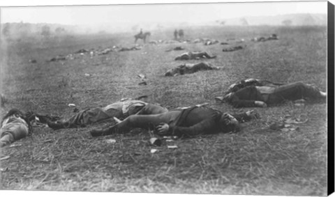 Framed Harvest of Death, Gettysburg, 1863 Print