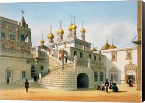 Framed View of the Boyar Palace in the Moscow Kremlin Print