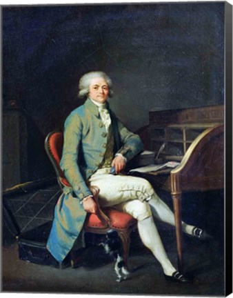 Framed Maximilien de Robespierre Print