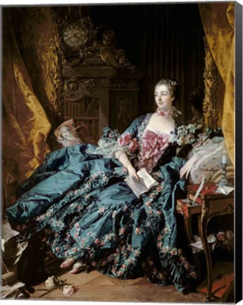 Framed Madame de Pompadour, 1756 Print