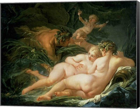 Framed Pan and Syrinx, 1759 Print