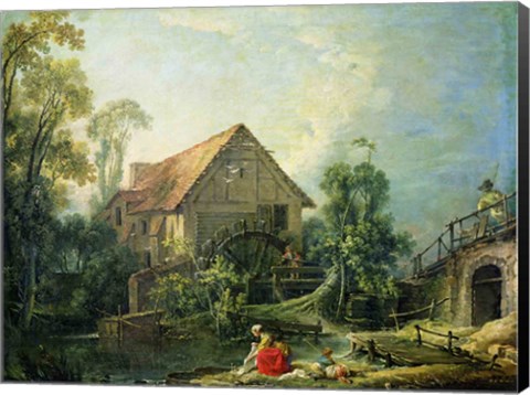 Framed Mill, 1751 Print