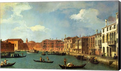 Framed View of the Canal of Santa Chiara, Venice Print