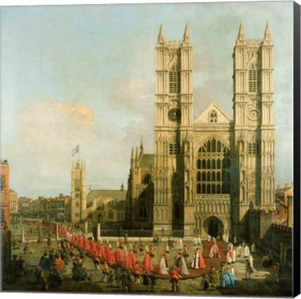 Framed Procession of the Knights of the Bath Print