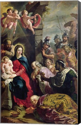 Framed Adoration of the Magi Print