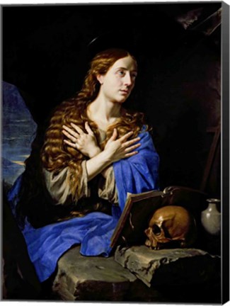 Framed Penitent Magdalene, 1657 Print