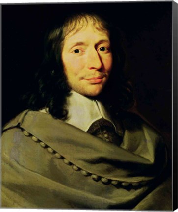 Framed Blaise Pascal Print