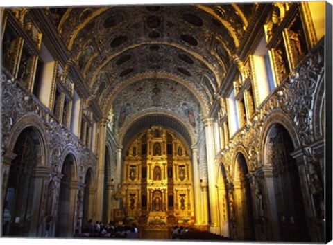 Framed Church Interior Print